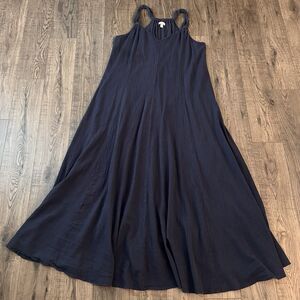 maxi black dress with split Mermaid Black Satin Split Dress